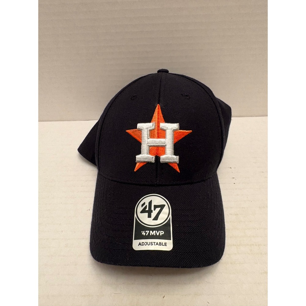 47 Brand Houston Astros MLB MVP Navy Blue Adjustable Baseball Hat Cap OSFA